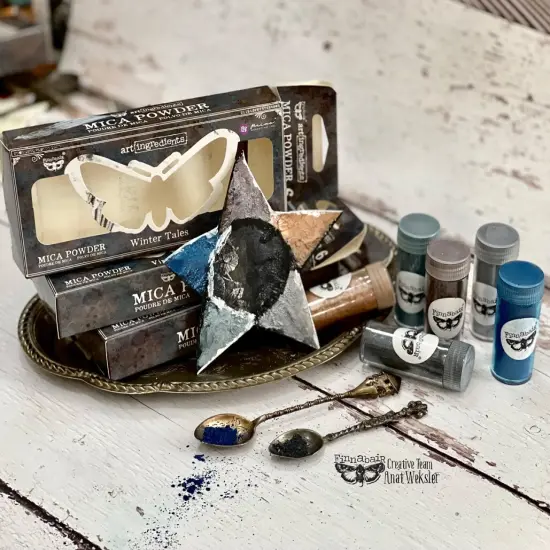 Art Ingredients - Mica Powder Set - Winter Tales - 6 bottles x 7 grams each {3}