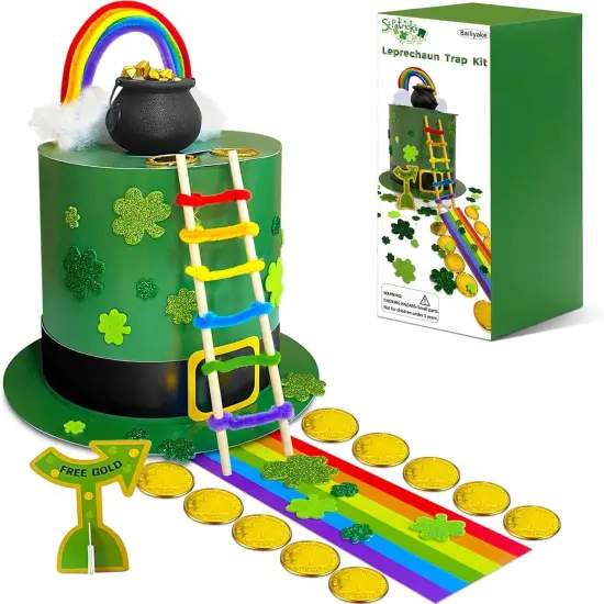 St. Patrick's Day DIY Leprechaun Trap Kit St Patricks Day {1}