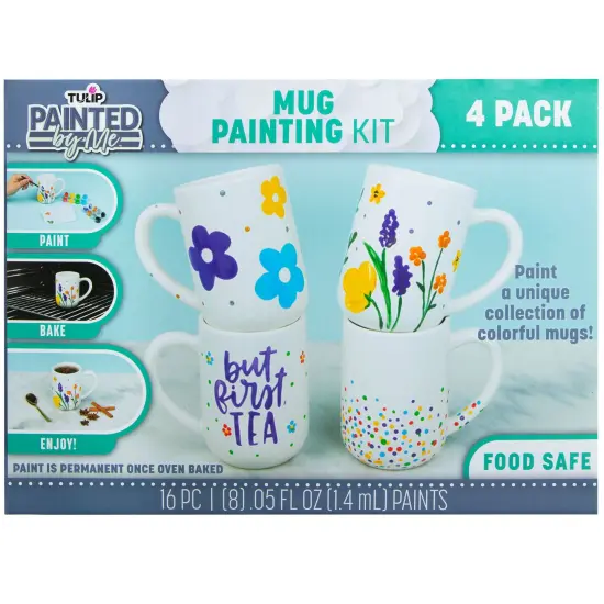 Tulip Painted by Me Mug Painting Kit 4 Pack {3}