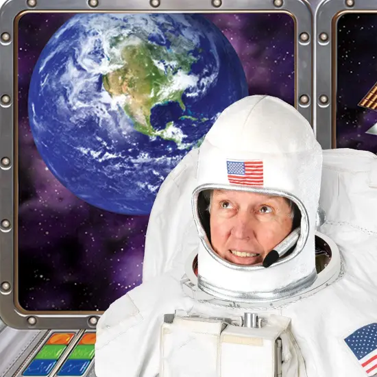 6 Pack Bulk Plush Astronaut Helmet {5}