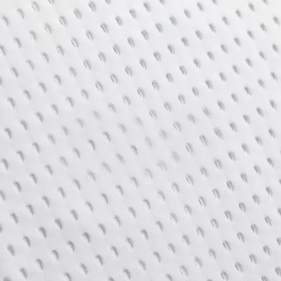 Peep Mesh Poly Spandex Breathable Fabric White {2}