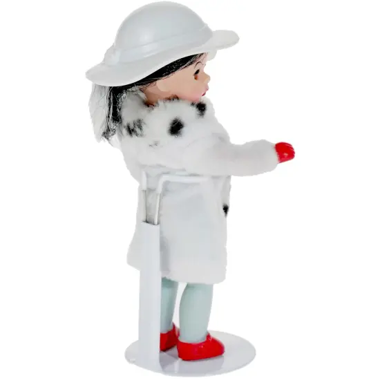 Bard's 790W White Adjustable Doll Stand, fits 4 to 5 inch Dolls, waist width adjusts from 0.5 to 1 inches {5}