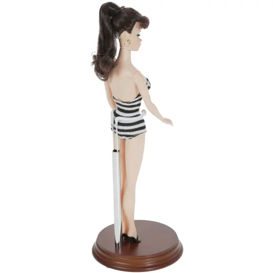 Bard's 54-0050 Chrome and Wood Doll Stand, Fits 10 to 14 inch Slim Waist Dolls, Waist is 1.125 to 2 inches Wide {3}