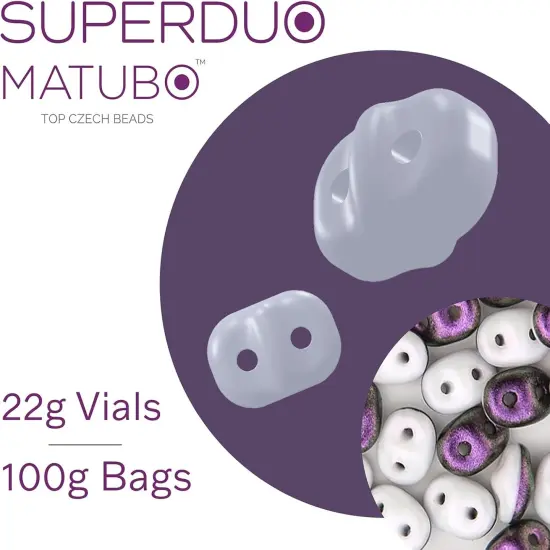 Matubo 2-Hole Czech Glass Crystal Alucolour Superduo Beads, 100g Emerald {4}