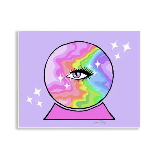 Stupell Industries Mystical Crystal Ball Eye Wall Plaque Design by Katie Conley {1}