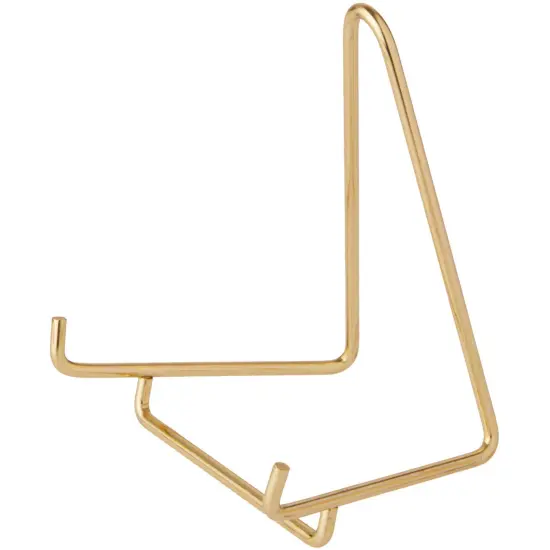 Bard's Gold-toned Wire Easel Stand, 4" H x 3.5" W x 3" D {1}