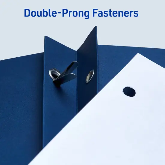 Avery Two Pocket Folders with 3 Prong Fasteners, Holds 70 Sheets, 25 Dark Blue Folders (47975) {4}