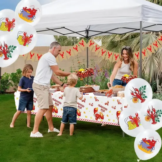 30 Pcs Crawfish Lobster Balloons {5}