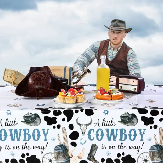 3 Pcs Western Cowboy Party Tablecloth {4}