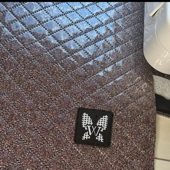 Party Glitter Quilted Vinyl {2}