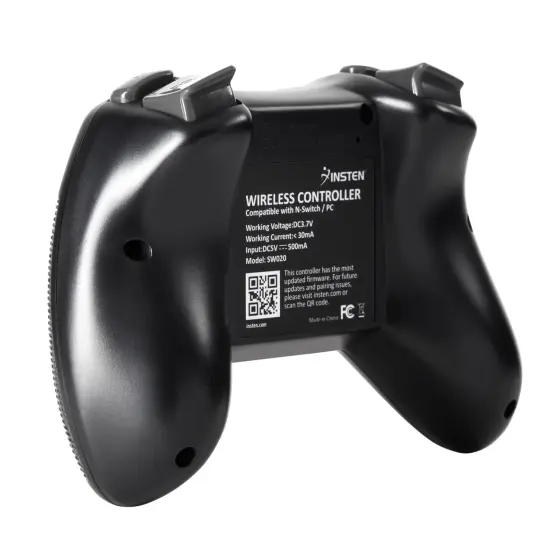 Wireless Controller for Nintendo Switch/OLED Model/Switch Lite, With Programmable Buttons, Gyro Axis, Turbo, Vibration, Black {7}