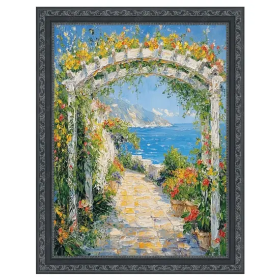 Beaded Black Scoop Picture Frame 11x13 frame {1}