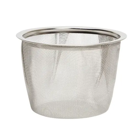 Pink Floral Cast Iron Teapot Kettle with Stainless Steel Loose Leaf Infuser (34 oz) {6}