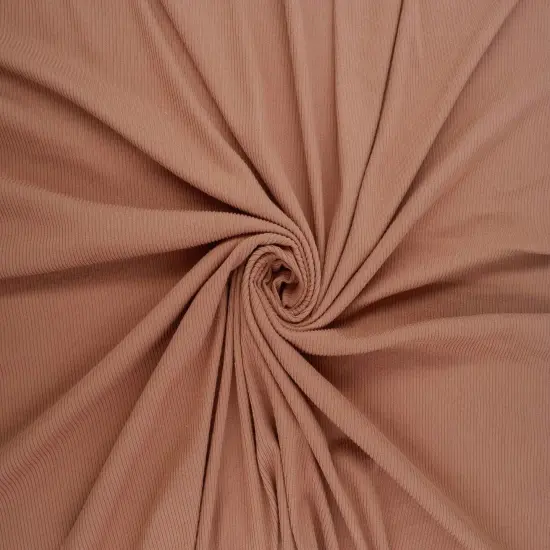 1 Yard 2x1 Yummy Rib Solid Stretch Knit Fabric, Soft Flexible Texture 58/60" Wide COCO NEW {4}
