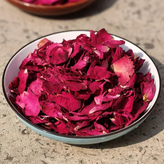 Dried Rose Petals, 3.52 Oz/100g, Pure Natural Flowers for Candle Making, Bath, Wedding Decoration {4}