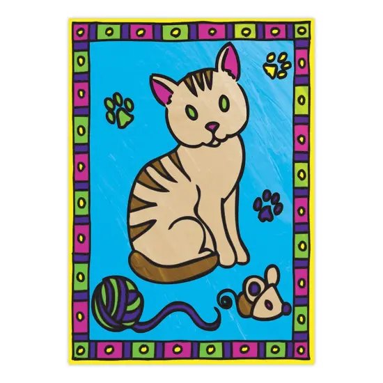 MFP201 | Painting by numbers&trade; Children's 12pc 8.75" x 11.75" Kitten & Puppy Project 2-Pack {2}