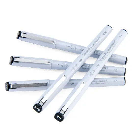 MARK-2501 | 5pc Graphic Illustration Markers {5}