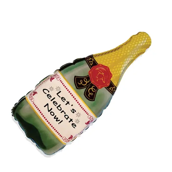 LA Balloons&reg; Champagne Bottle 33 Inch {5}