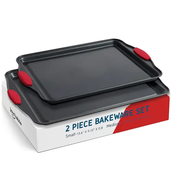CraftBud 2 PC Non Stick Baking Sheet Pan Set {2}