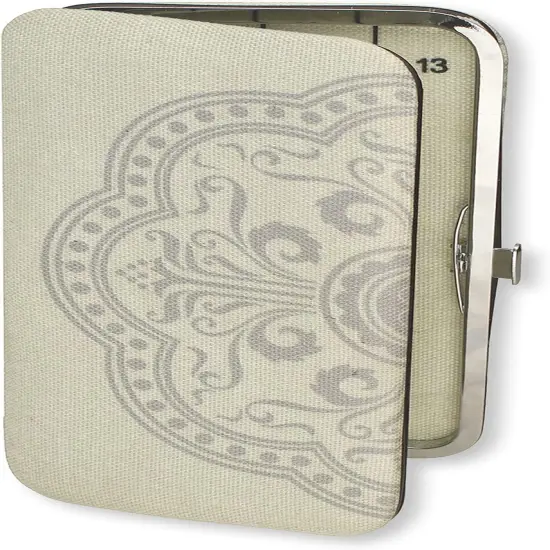 The Beadsmith Two Sided Magnetic Needle Case &ndash; Basic Elements &ndash; 6.25&rdquo; x 3.25&rdquo; x .75&rdquo;, Snap Closure, One Side Printed with Needle Sizes &ndash; Keep Your Needles Organized and in One Place {1}