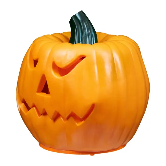 Northlight LED Lighted and Animated Double-Sided Jack O' Lantern Halloween Decoration - 9.75" Orange {7}