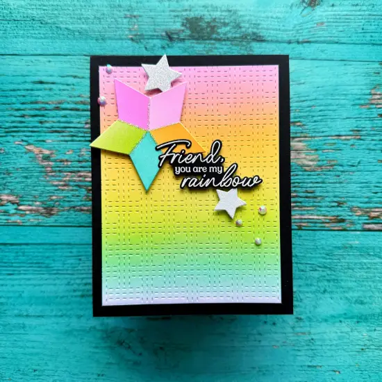 Pinkfresh Studio Die 8/Pkg-You Are My Rainbow {4}