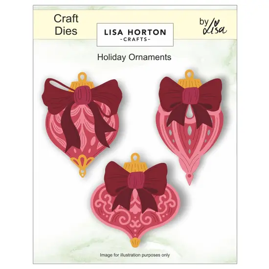 Lisa Horton Crafts Layering Dies-Holiday Ornaments {1}