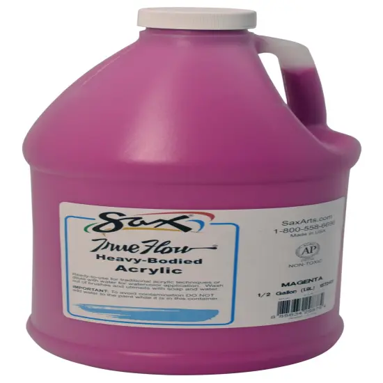 Sax Heavy Body Acrylic Paint, 1/2 Gallon, Magenta {1}