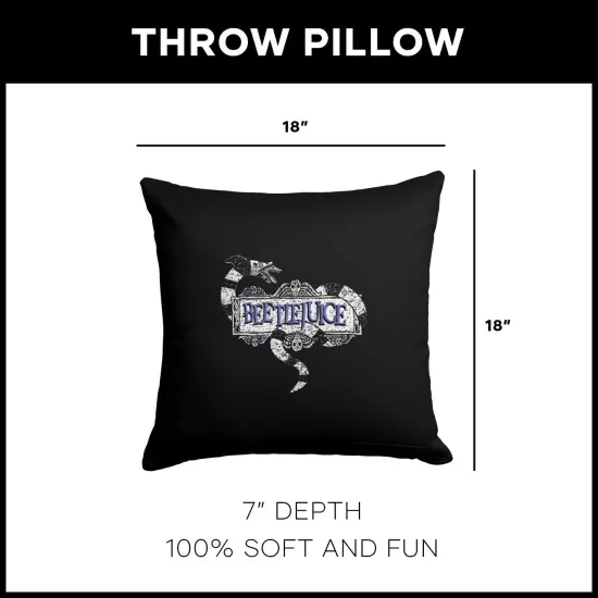 Warner Brothers Beetlejuice 18 Inch Throw Pillow Into The Afterlife {5}