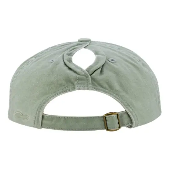 Infinity Her&reg; Women's Pigment Dyed with Fashion Undervisor Cap Sage/ Polka Dots {2}