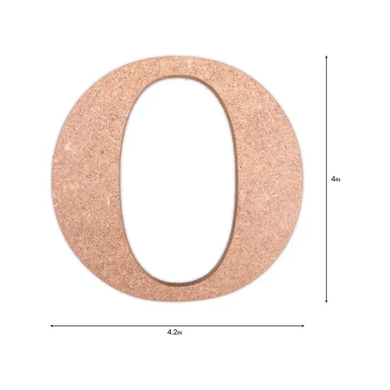 Little Birdie MDF Alphabets Upper Case 4" 1/Pkg-O {4}