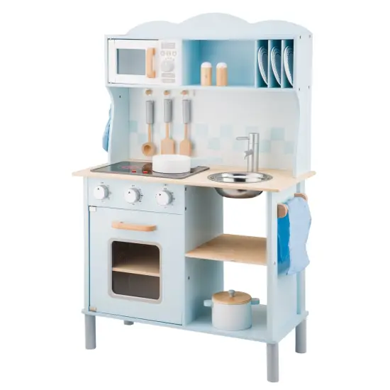 New Classic Toys Kitchenette Modern Electric Cooking, Blue {2}