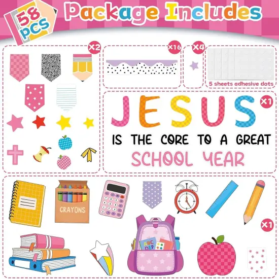 Christian Composition Bulletin Board Set {3}