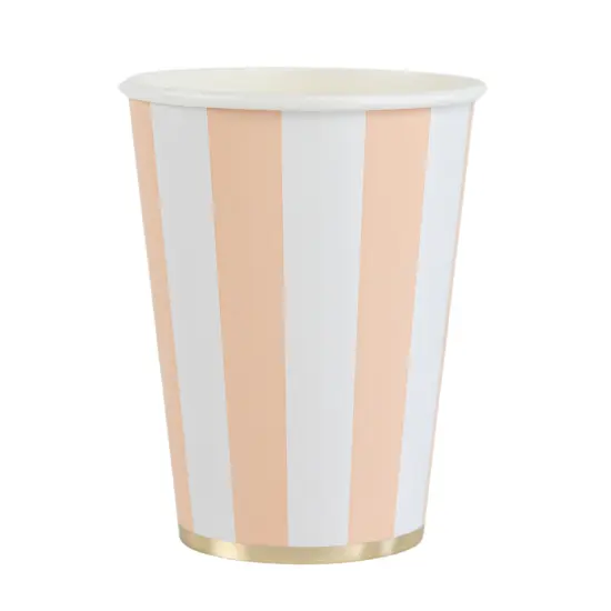 SWEET PEACH SIGNATURE CABANA STRIPE CUPS {1}