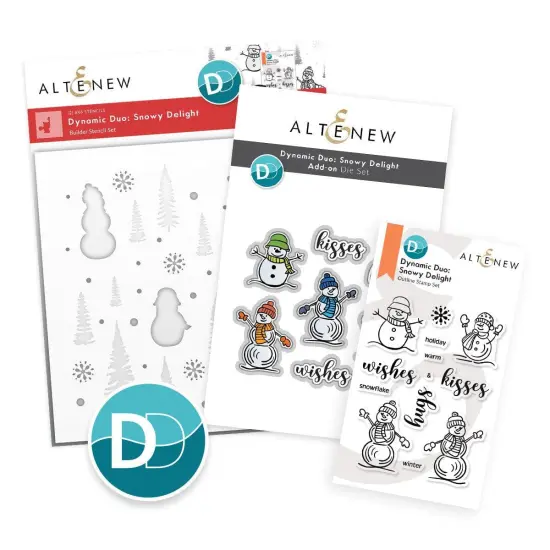Dynamic Duo: Snowy Delight & Add-on Die Bundle {1}