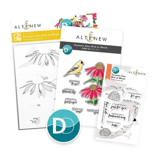 Dynamic Duo: Bird on Bloom & Add-on Die Bundle {1}