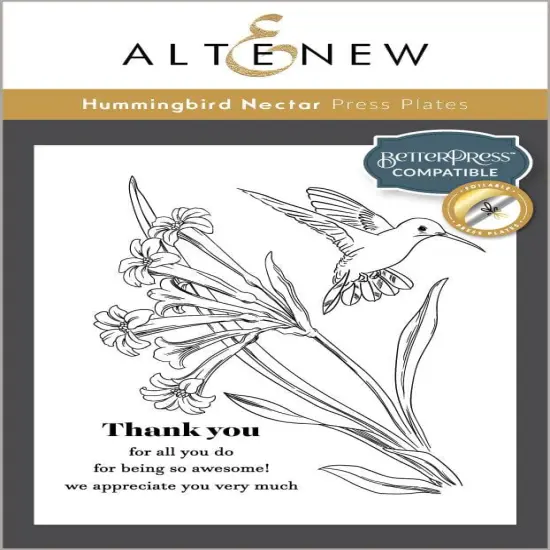 Hummingbird Nectar Press Plate/Foil Plate {1}