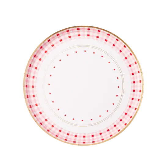 ELEGANT VALENTINE DESSERT PLATES {1}