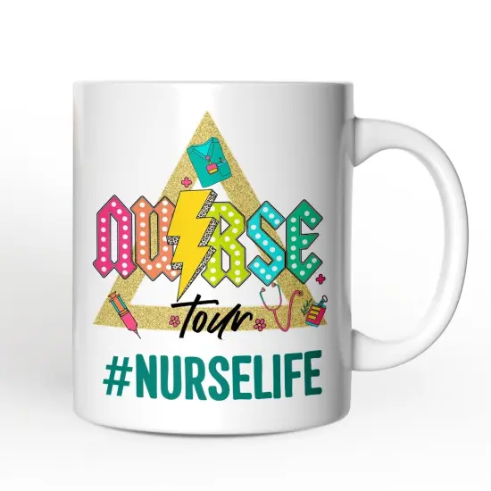 Nurse Life Tour Mug, Medical Worker Gift {1}