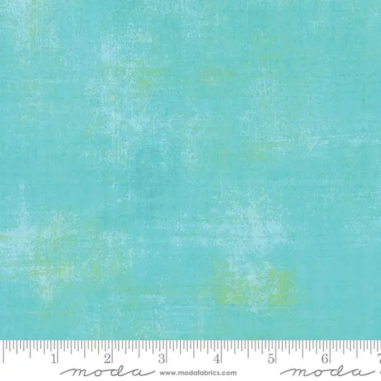 Blue Aqua Grunge Basics Pool 44"/45" Per Yard {1}