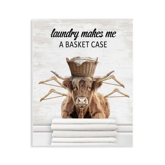 Stupell Industries Sassy Basket Case Laundry Wall Plaque Design by Lettered and Lined {1}