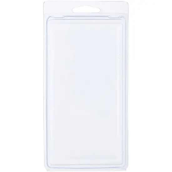 Collecting Warehouse Clear Plastic Clamshell Package / Storage Container, 6.125" H x 2.9375" W x 1.25" D {1}