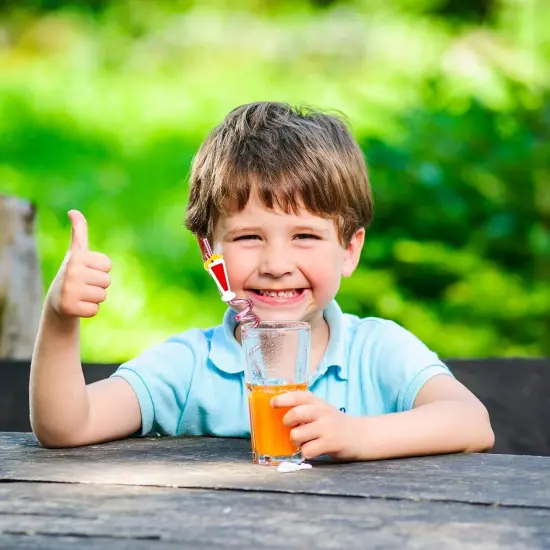 24PCS Beach Drinking Straws Reusable for Kids Pool Theme Birthday Party Favors Supplies Decorations {2}