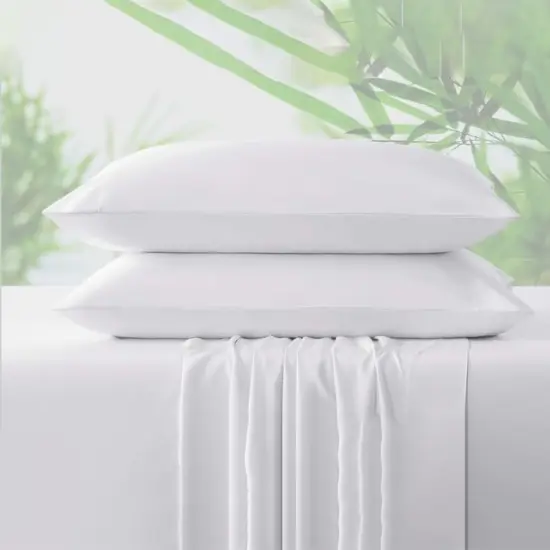 1000 Thread Count Queen White Pillow Cases Set of 2-100% Egyptian Cotton with Long-Staple Combed Pillows for Sleeping, Soft & Silky Bed Pillow Cover {1}