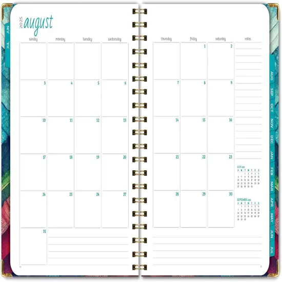2025-2026 Academic Year Planner - Large (8.5"x11") - Rainbow Oak {3}