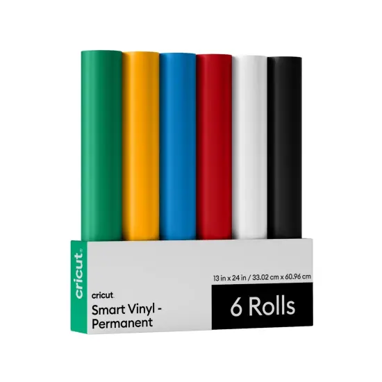Cricut Smart Vinyl - Permanent, Sampler, 13 in x 24 in(6) {1}