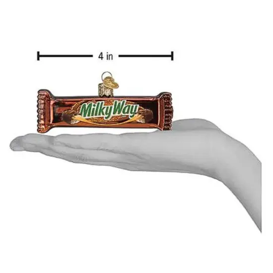 Old World Christmas 1.5 Inch Milky Way Christmas Tree Ornament , Christmas Decor Candy Bar Mars Brown {2}