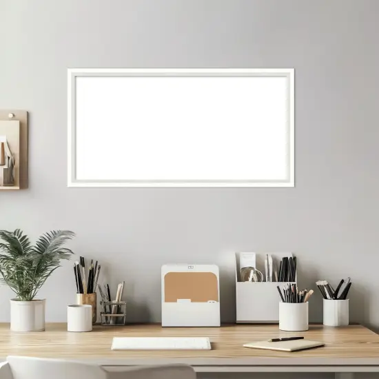 Lucie Framed Dry Erase Magnetic Board White {6}