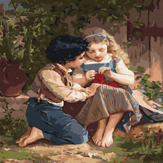 Painting by Numbers kit Together in the garden KHO8357 {2}