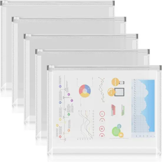 5PCS Plastic Envelopes {1}